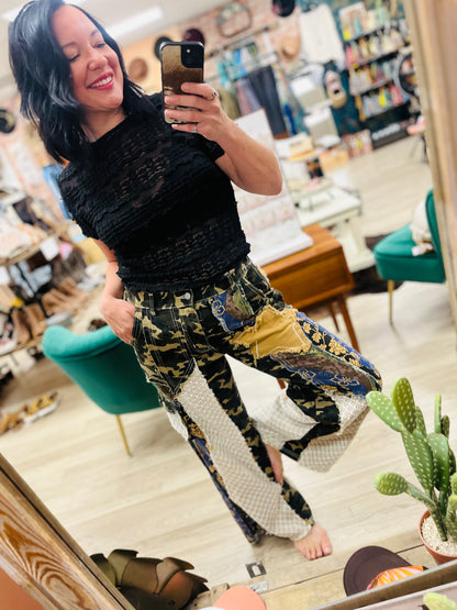 Camo Queen Patched Pant