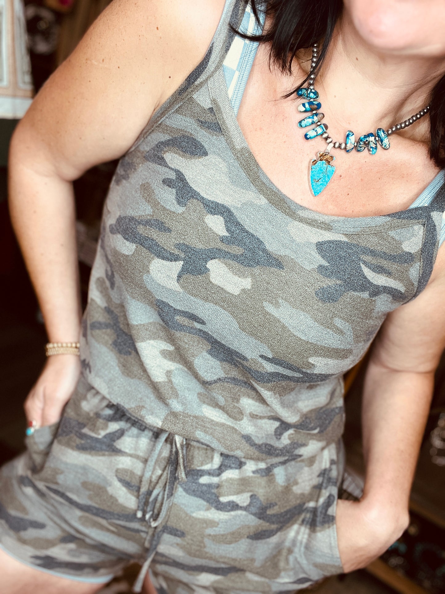 Casual Camo Everyday Romper