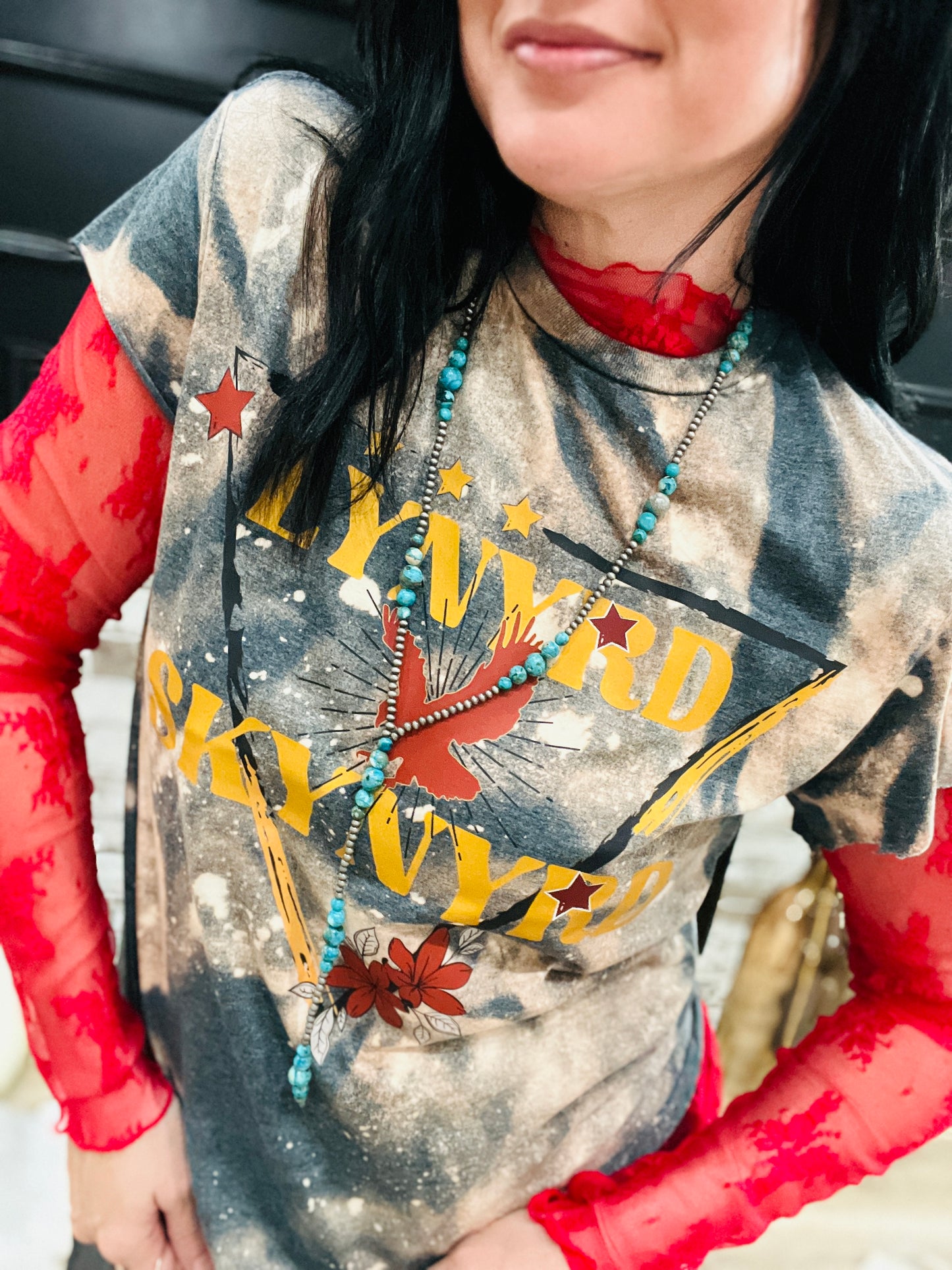 Skynyrd Bleached Concert Tee