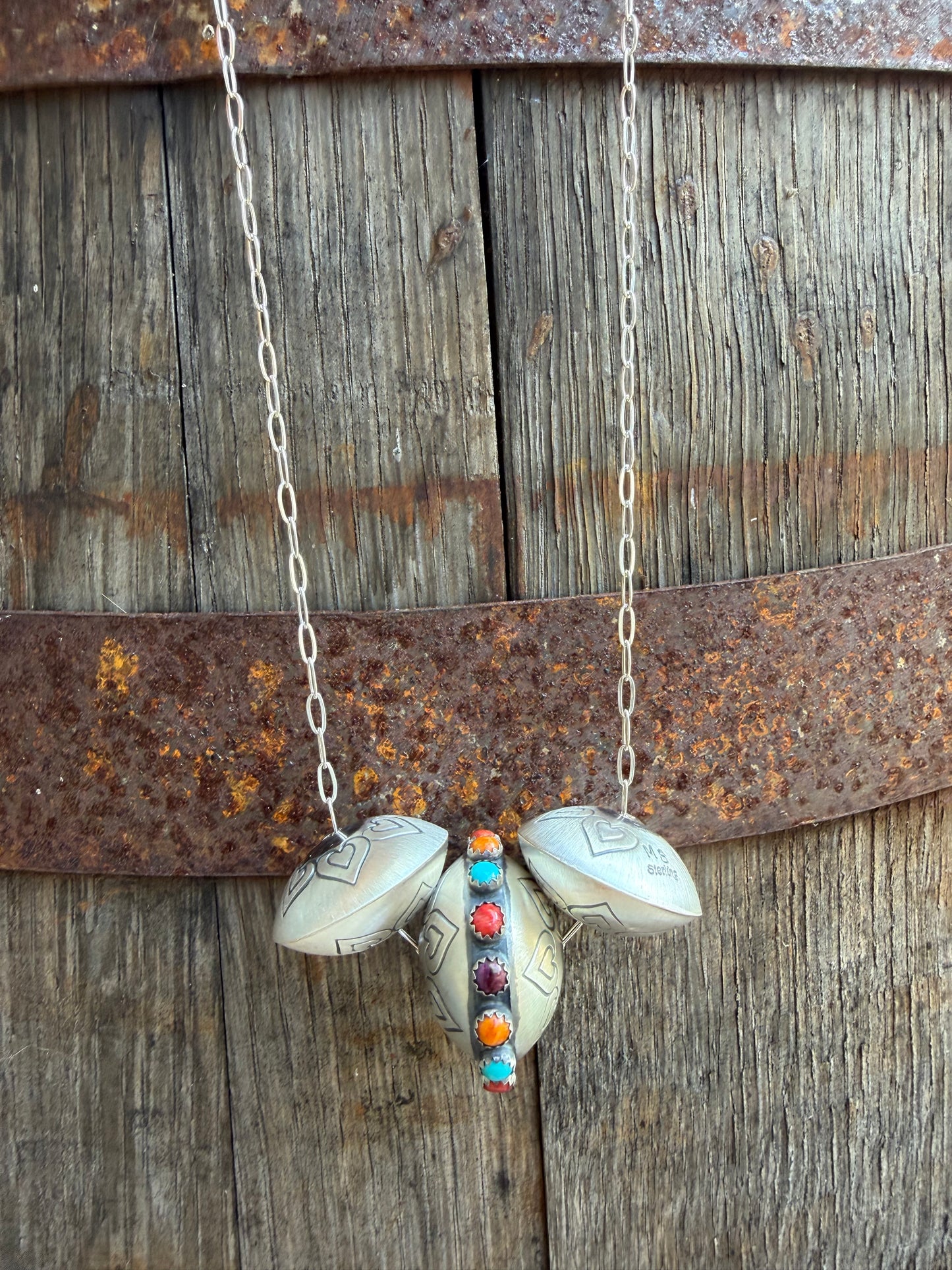 Monica Mega 3 Pearl Necklace