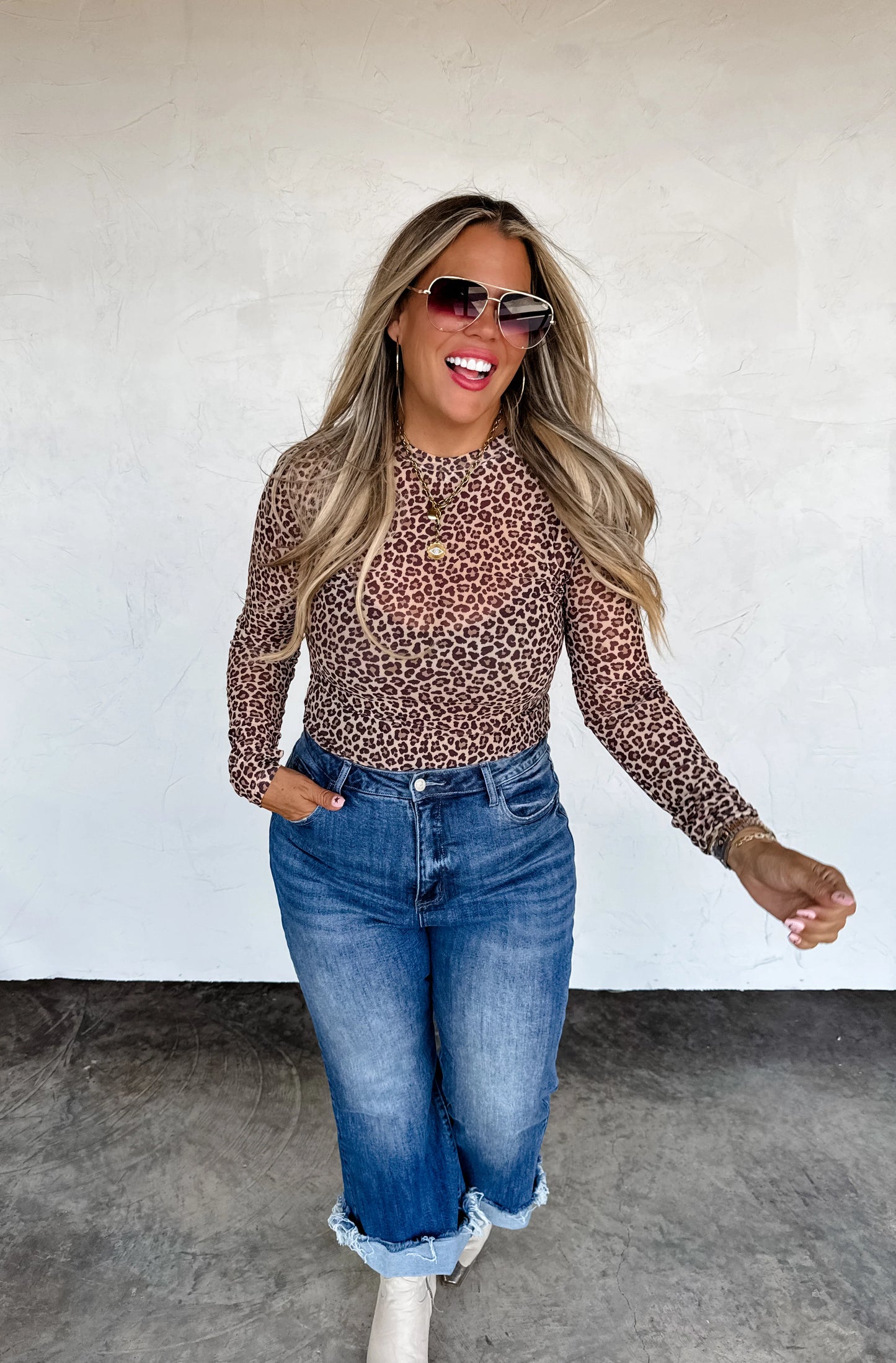 Leopard Lover Mesh Top