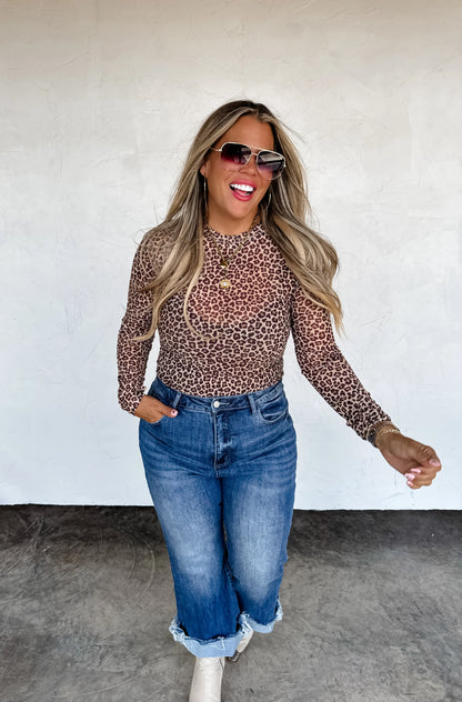 Leopard Lover Mesh Top