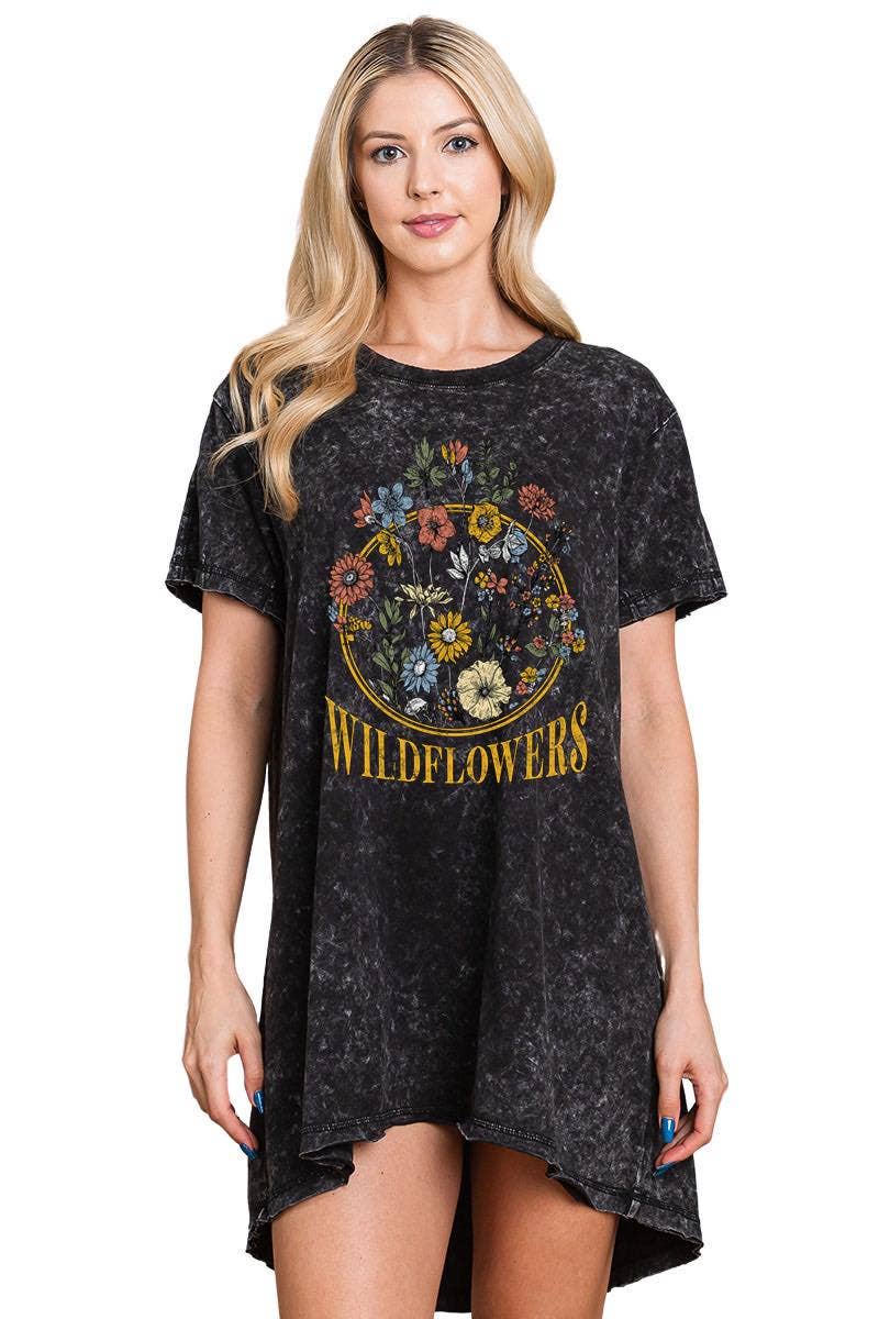 Wildflowers Vintage Tunic Top