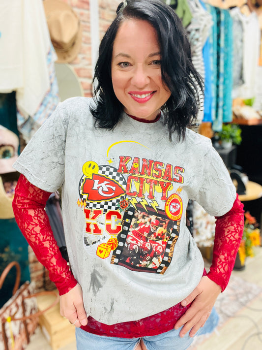 KC Collage Splatter Tee