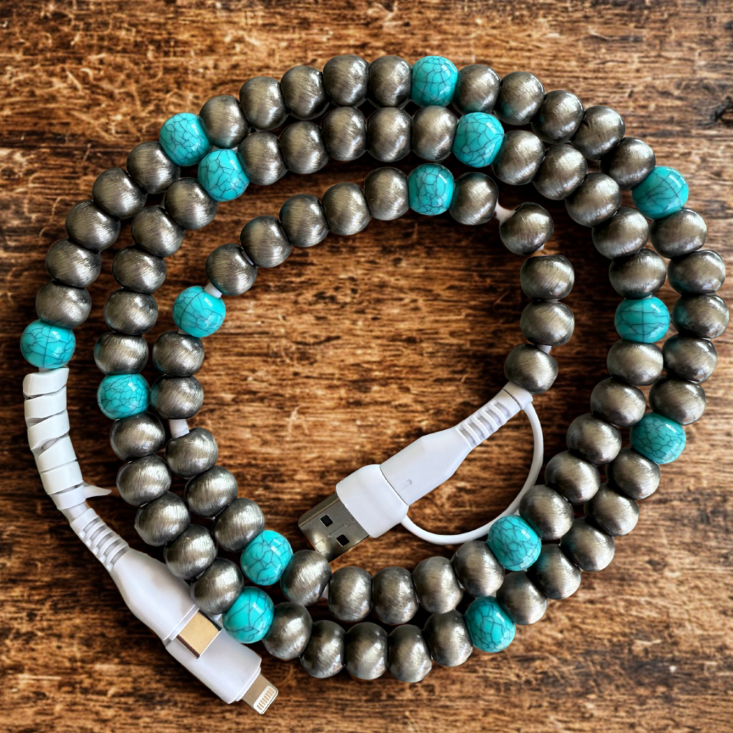 Cowboy Beaded 4-IN-1 Charging Cable