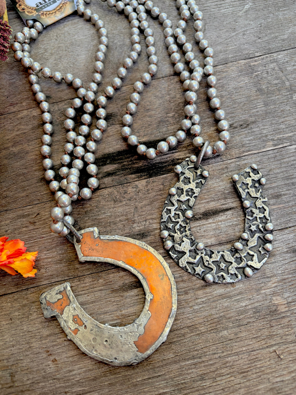 Copper Horseshoe Necklace