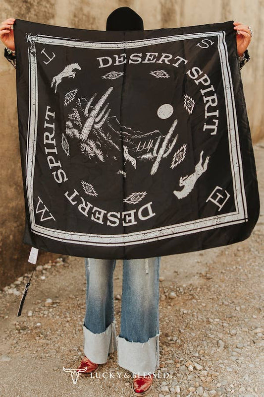 Black Desert Spirit Printed Wild Rag