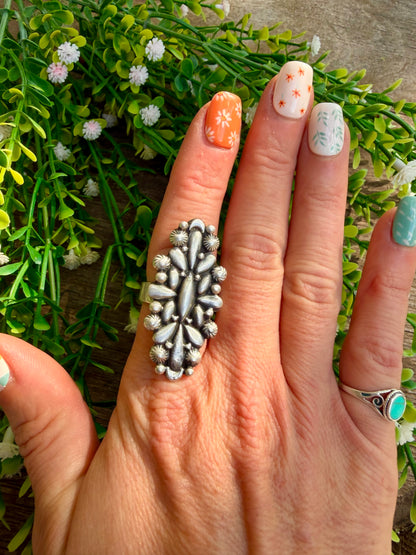 Yazzie Sterling Shield Ring