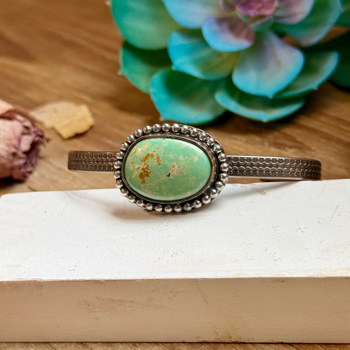 Copper & Turquoise Cuff Bracelet