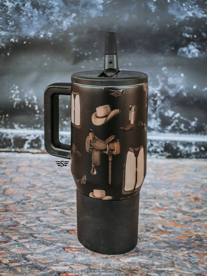 Western Prep Flip 40oz Tumbler