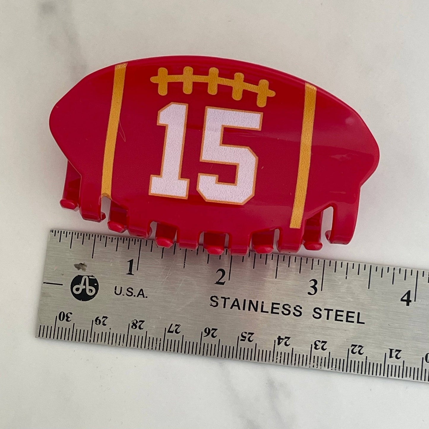 15 Football Claw Clip - Roaming Gypsy Boutique