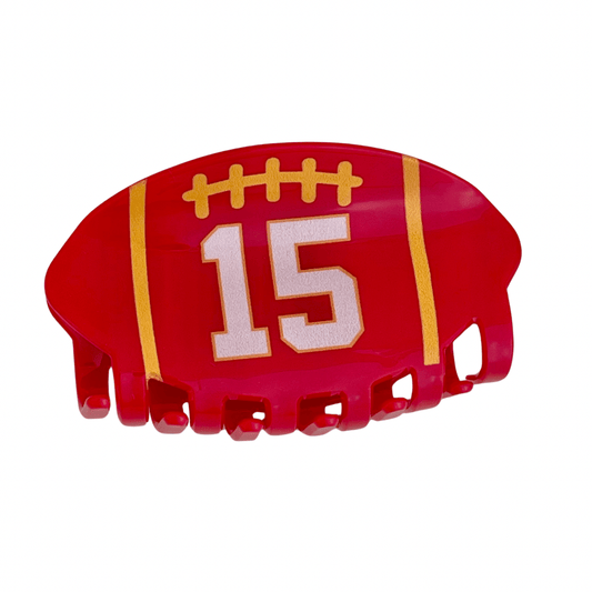 15 Football Claw Clip - Roaming Gypsy Boutique