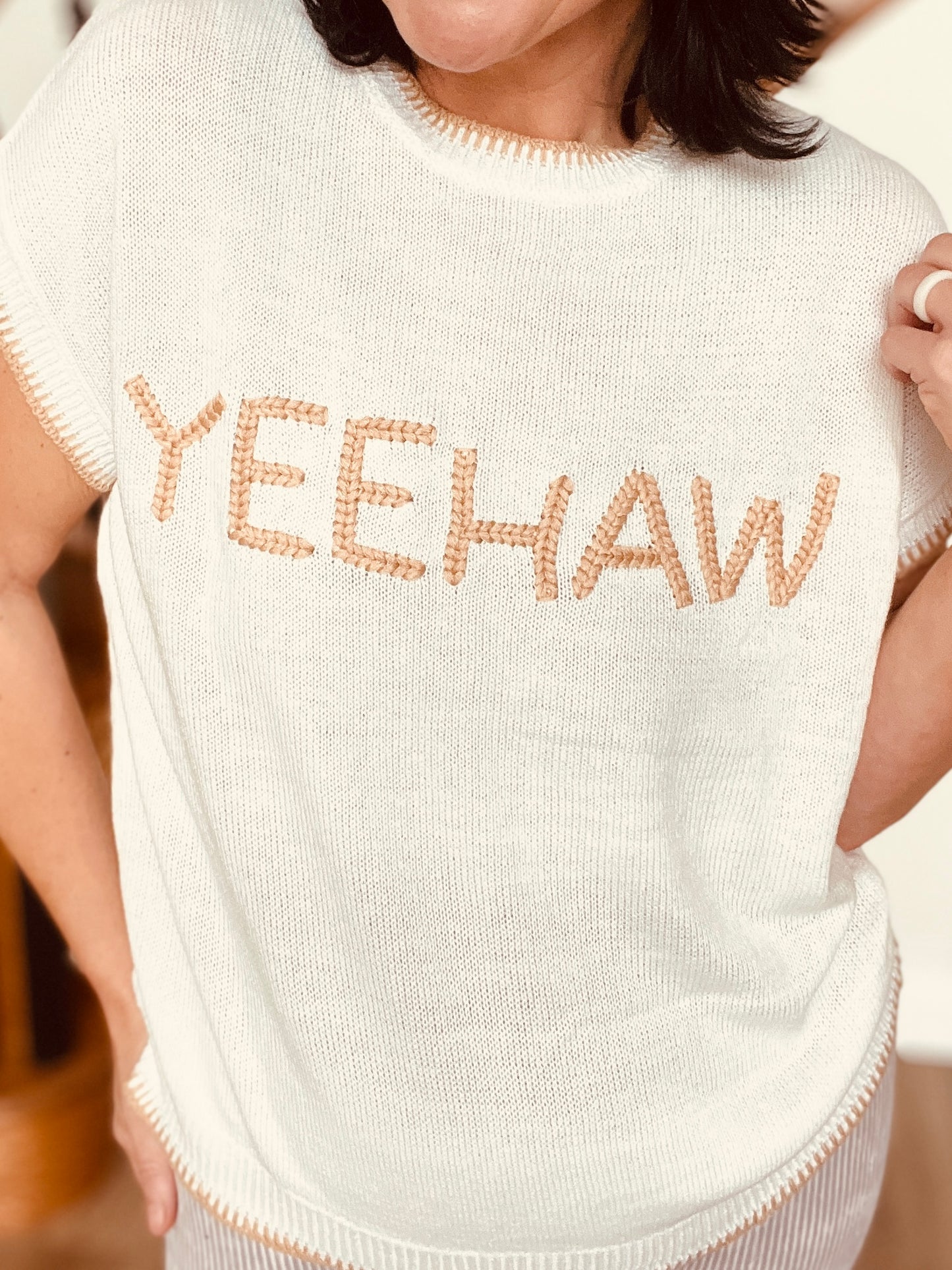Yeehaw Knit Top
