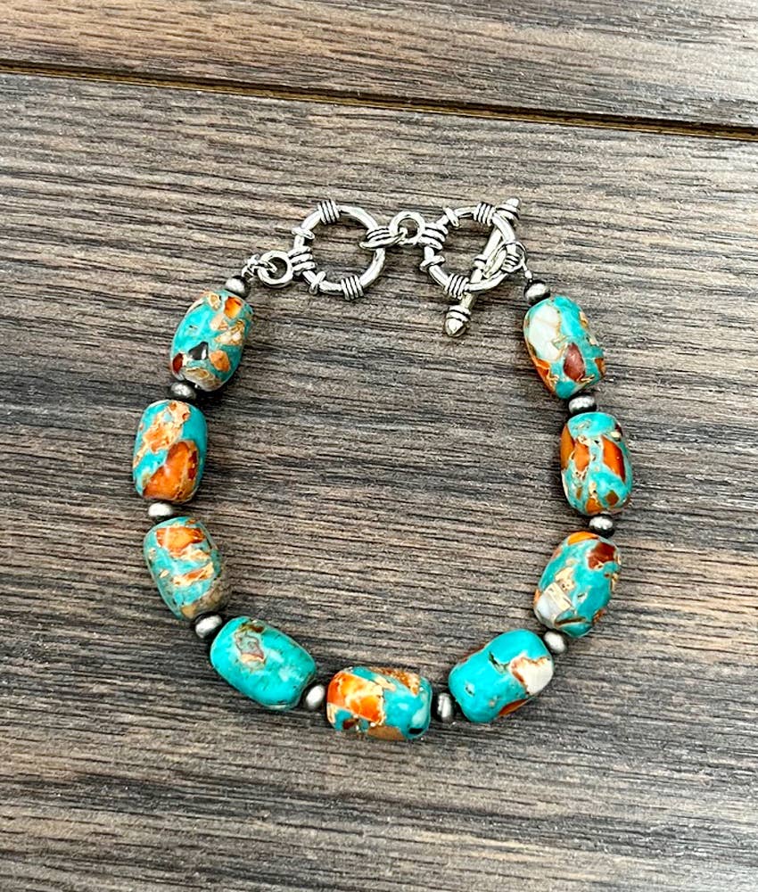Turquoise Western Toggle Bracelets