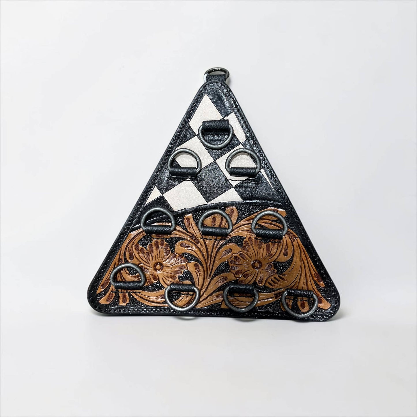 Triangle Leather Wild Rag Holders