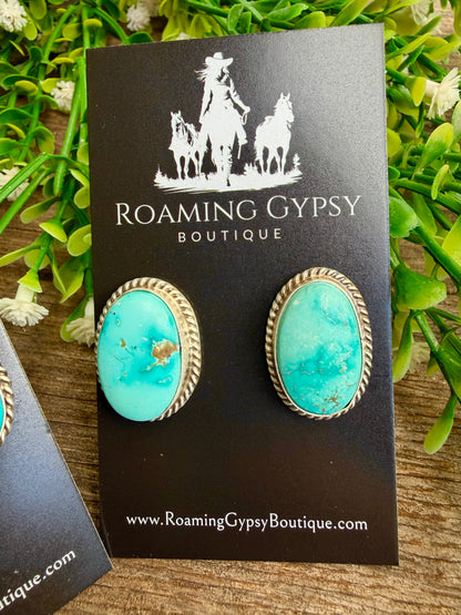 Whitewater Turquoise Earrings