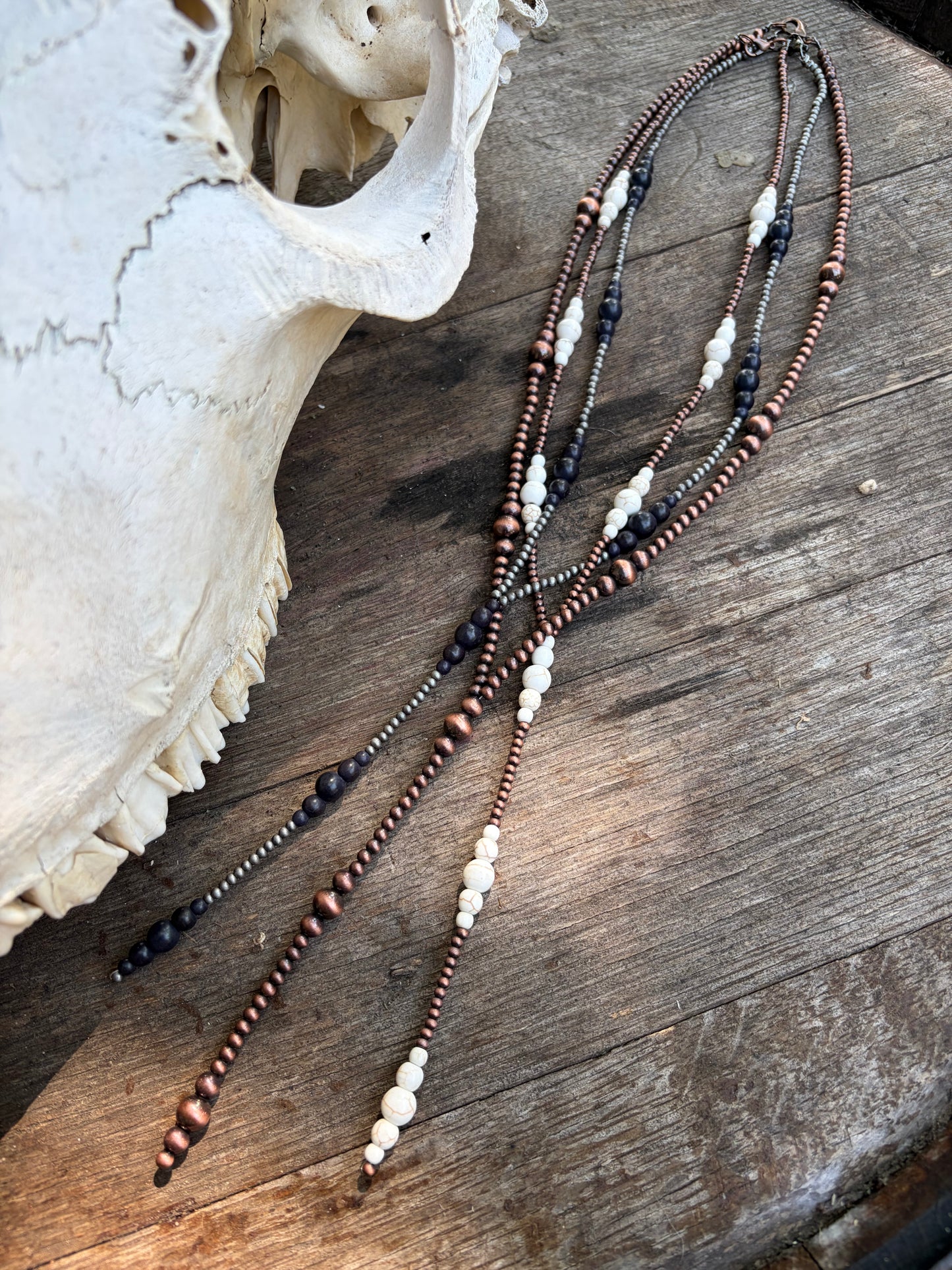 Westy Gal Faux Lariat Necklace