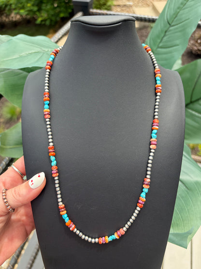 24" Desert Pearl Stacker Necklace Collection