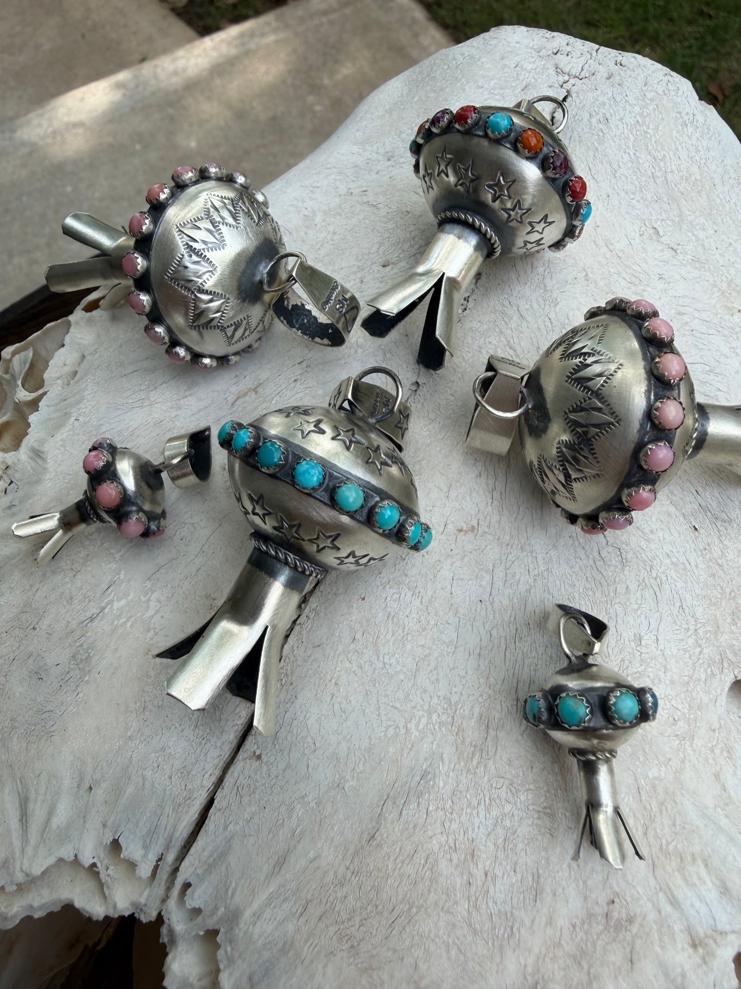 Monica Smith 3" Blossom Necklace  Pendants