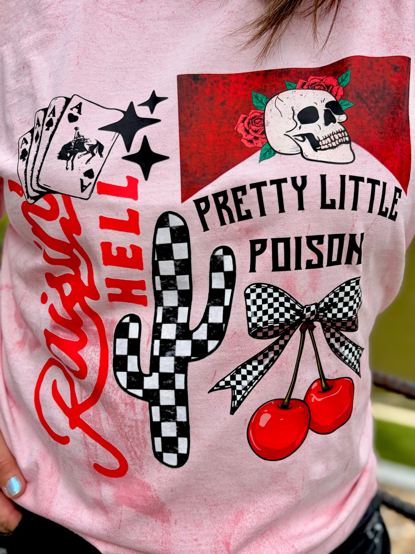 Raisin H#LL Splatter Graphic Tee