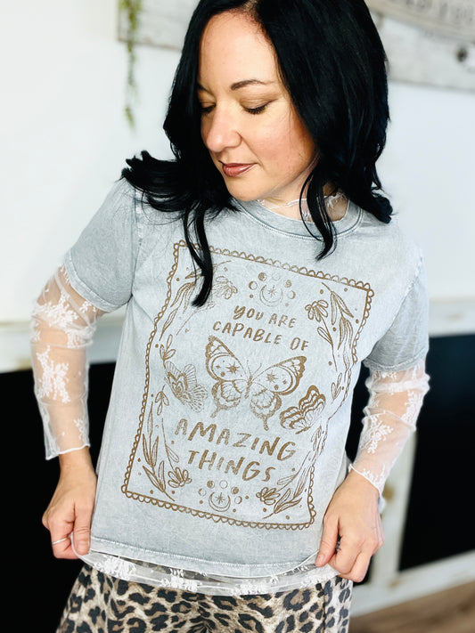 Amazing Things Mineral Tee