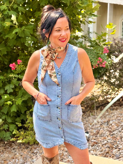 Quincy Denim Pocket Dress