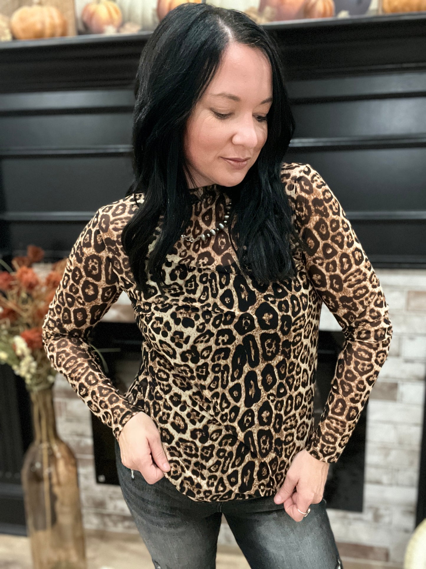 Hear Me Roar Mesh Top
