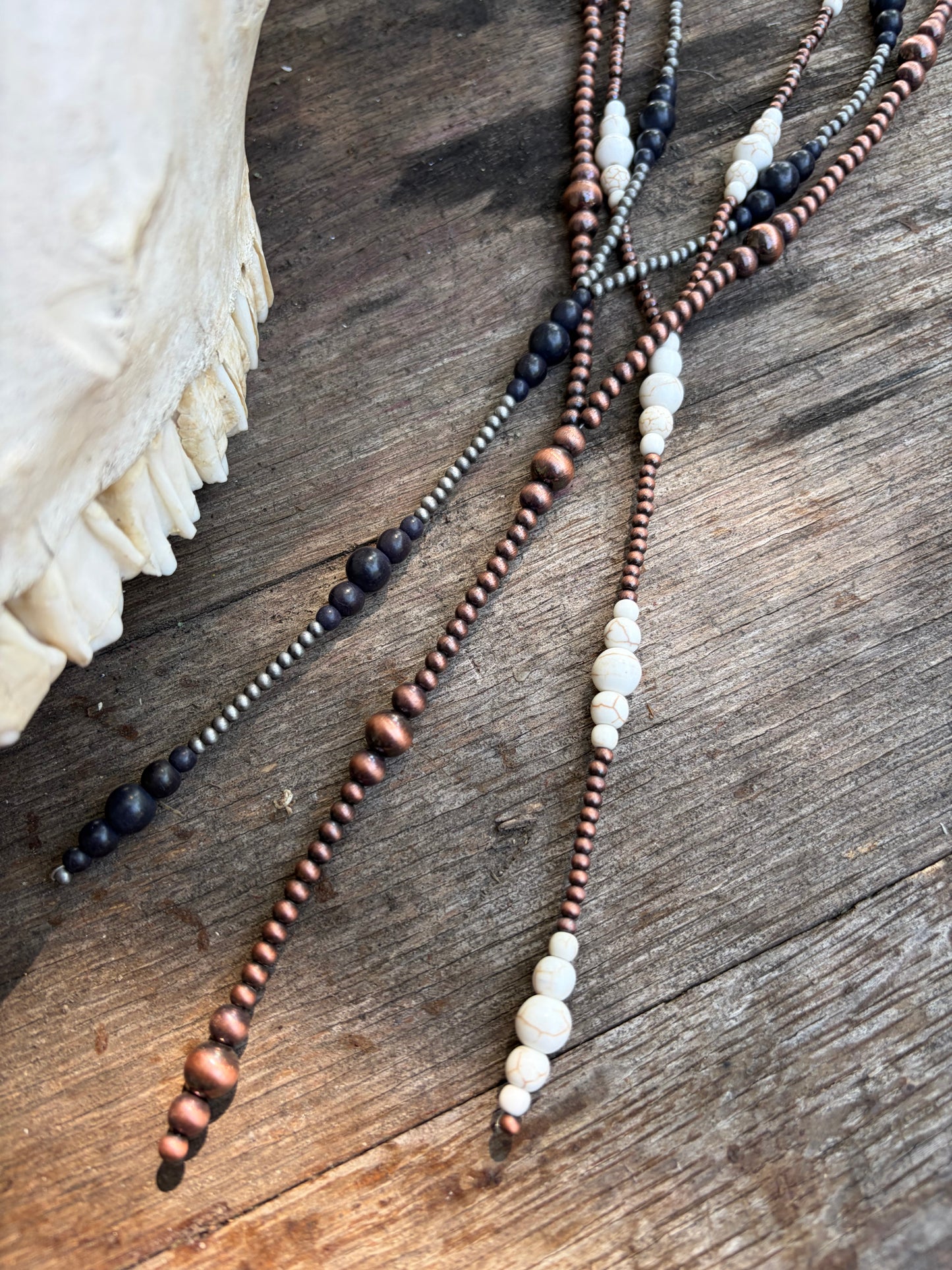 Westy Gal Faux Lariat Necklace