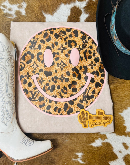 Mauvy LV Smiley Crewneck