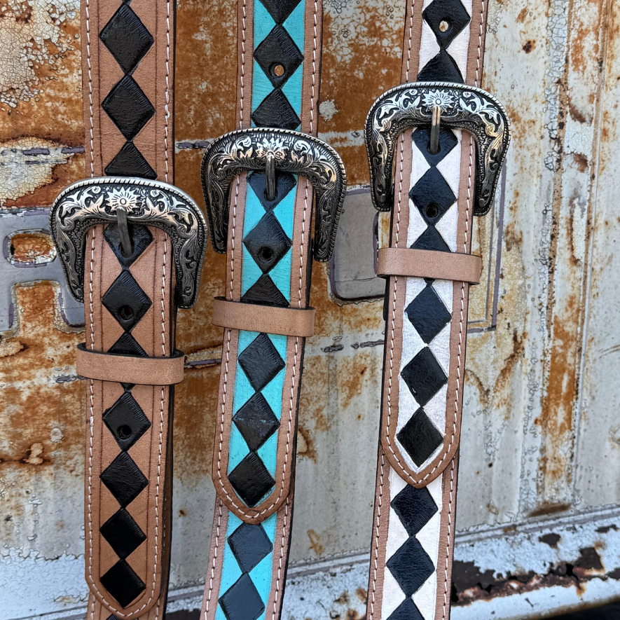 Wild West Checkered Purse Straps