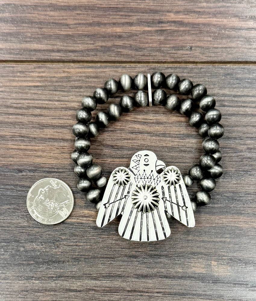 Turquoise Stretchy Western Bracelets