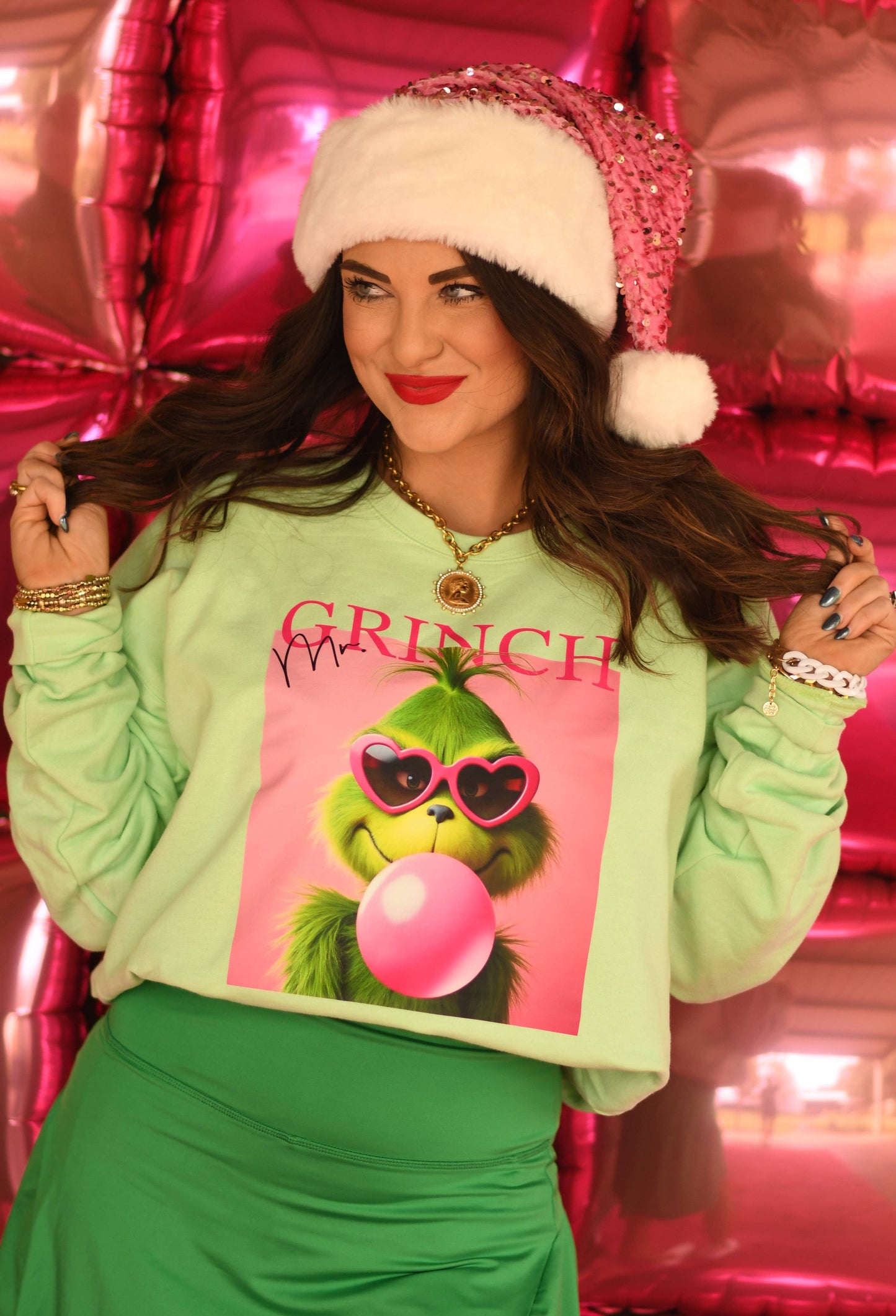 Green Grinchy Sweatshirt