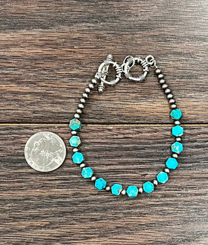 Turquoise Western Toggle Bracelets