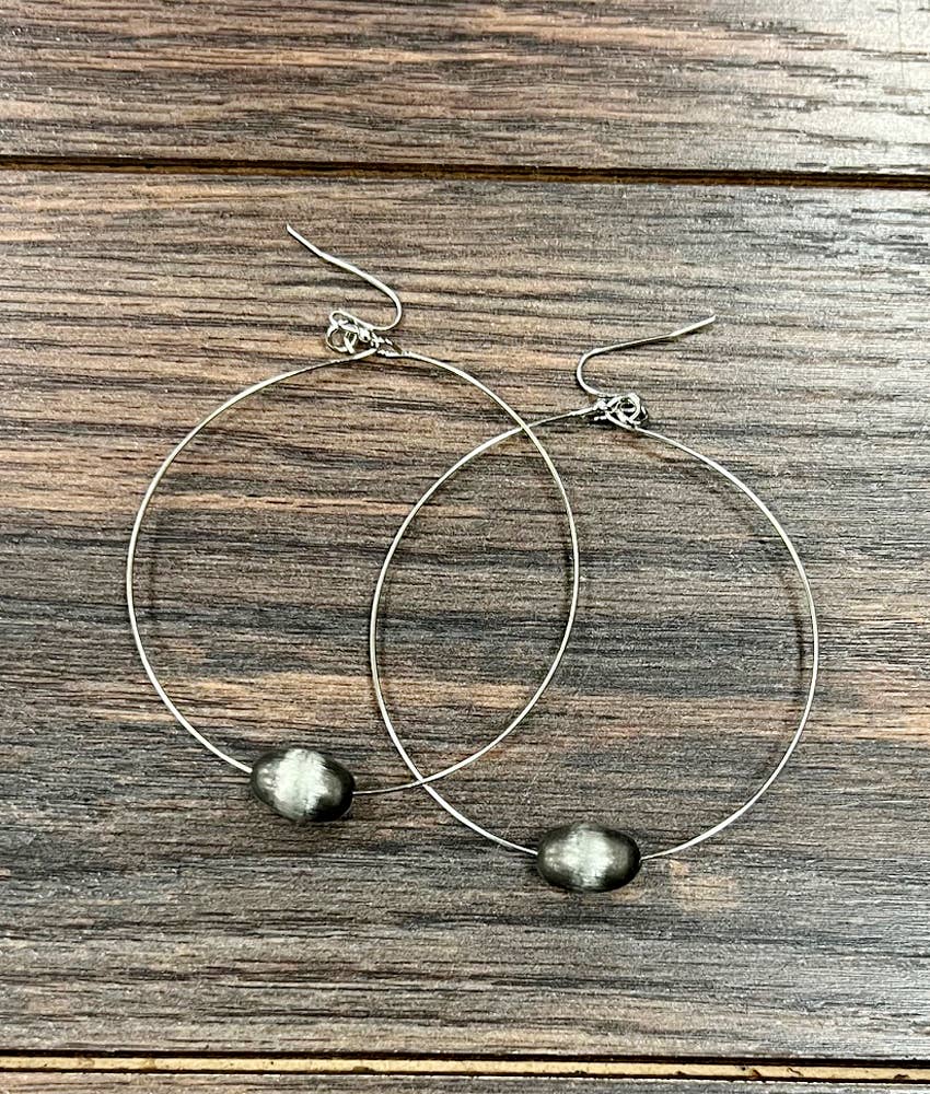 The Betty Bead Hoop Earrings