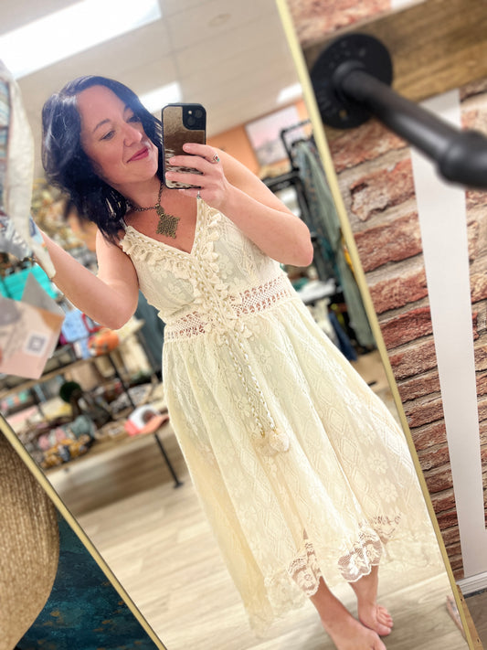 Laced with Grace Boho Dress