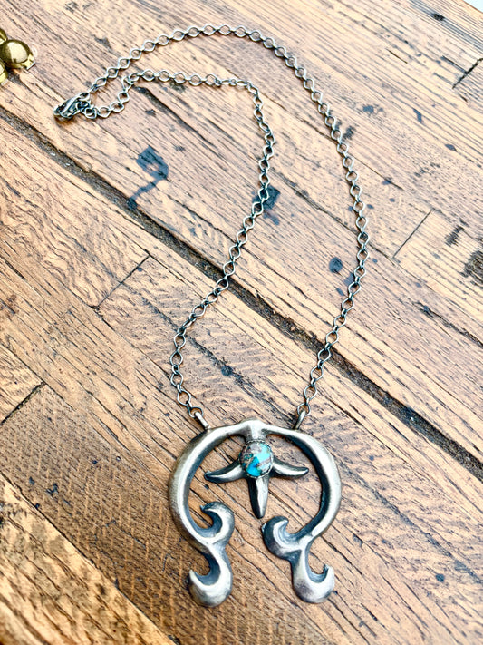 Silver Naja Pendant Necklace - C. Tom