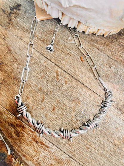 Mega Link Western Paperclip Necklaces