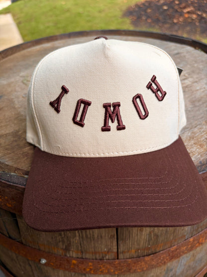 ROWDY Embroidered Canvas Trucker Cap