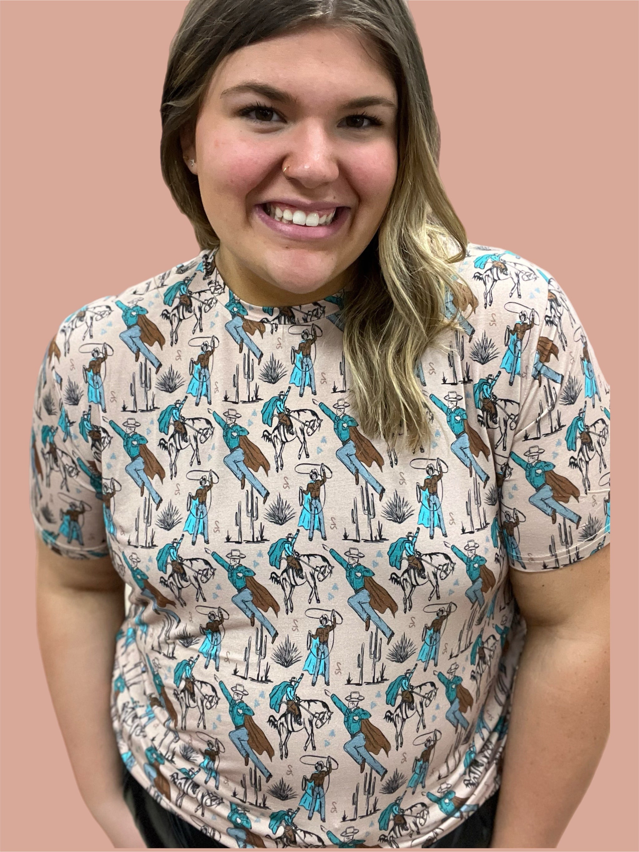 Curvy Super Fly Retro Top