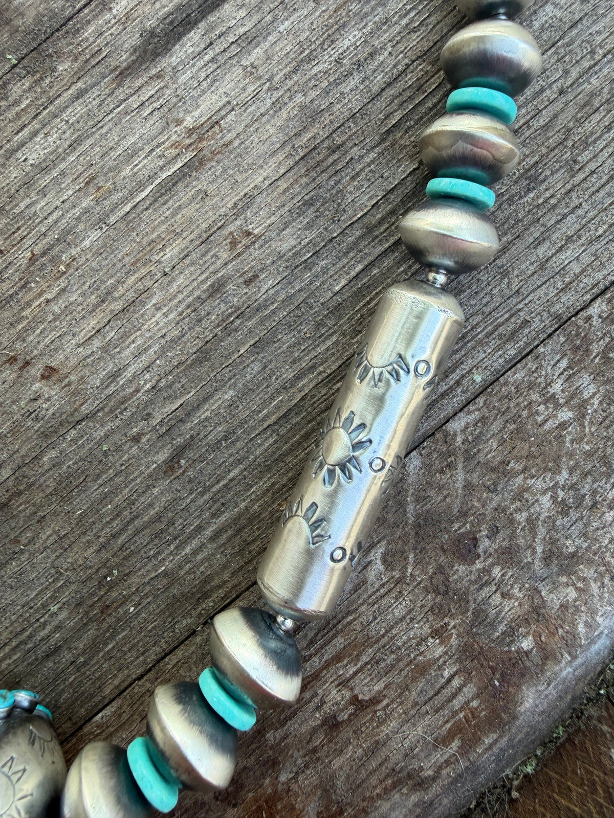 34" Sophia Becenti Navajo Pearl Set