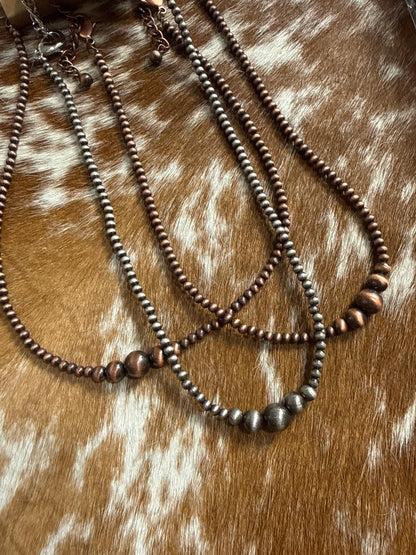 1 Set Western Pearl Bead Necklace