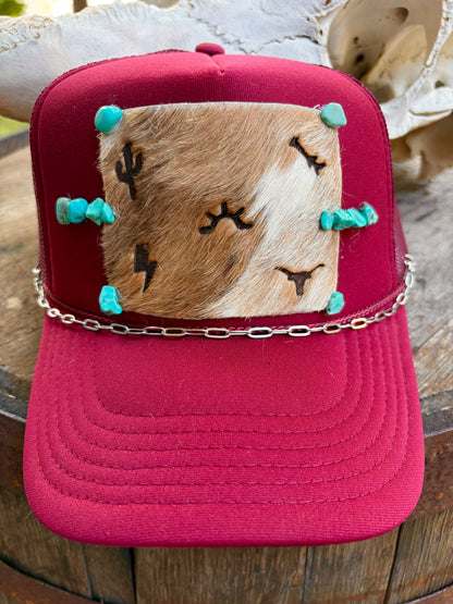 Gypsy Custom Feather Trucker Hat