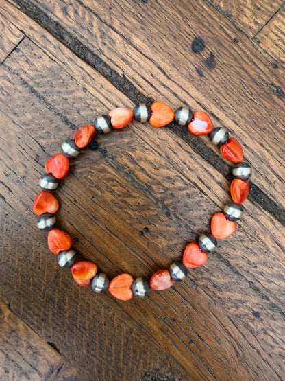Desert Pearl Stretchy Bracelets | Native Strung
