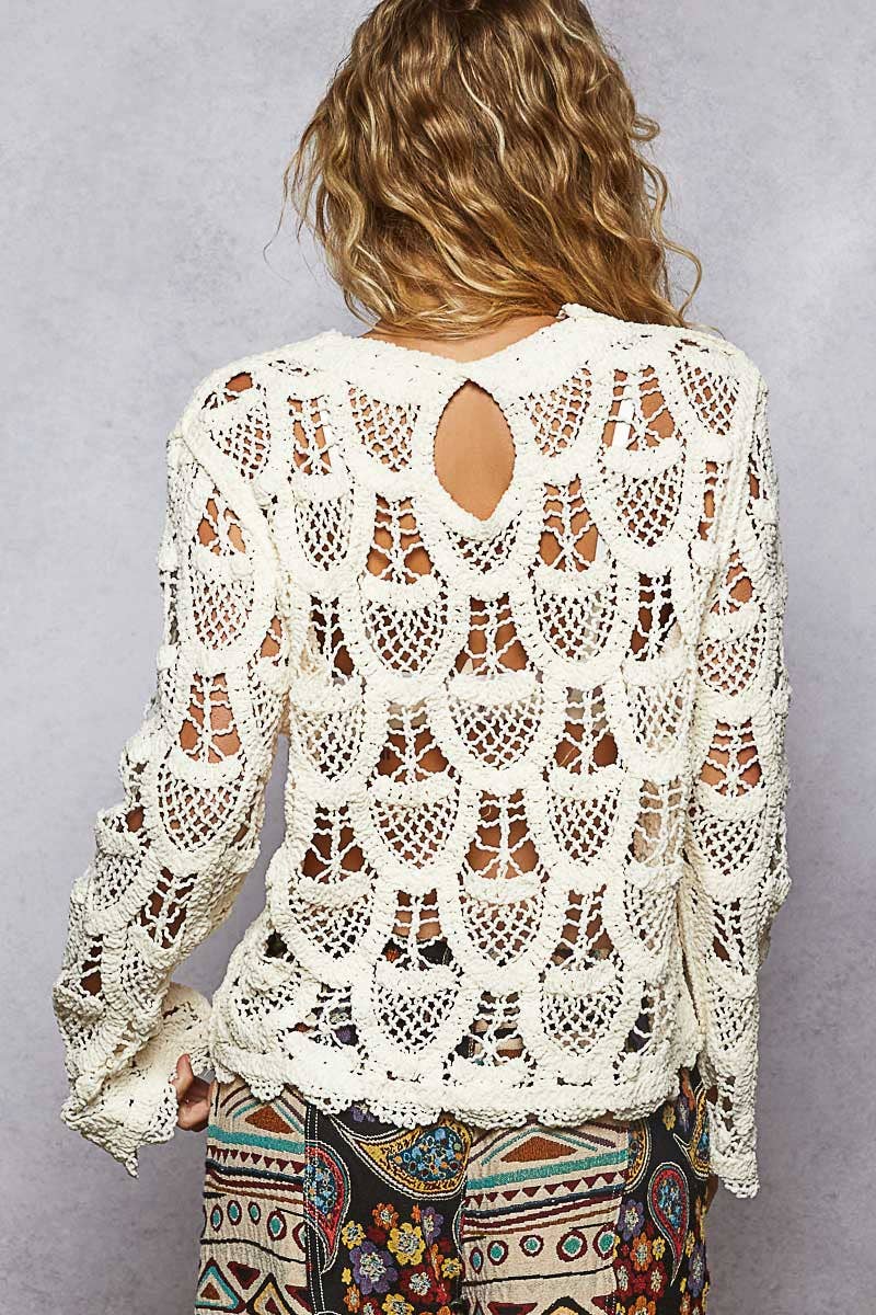 Texan Skies Crochet Top
