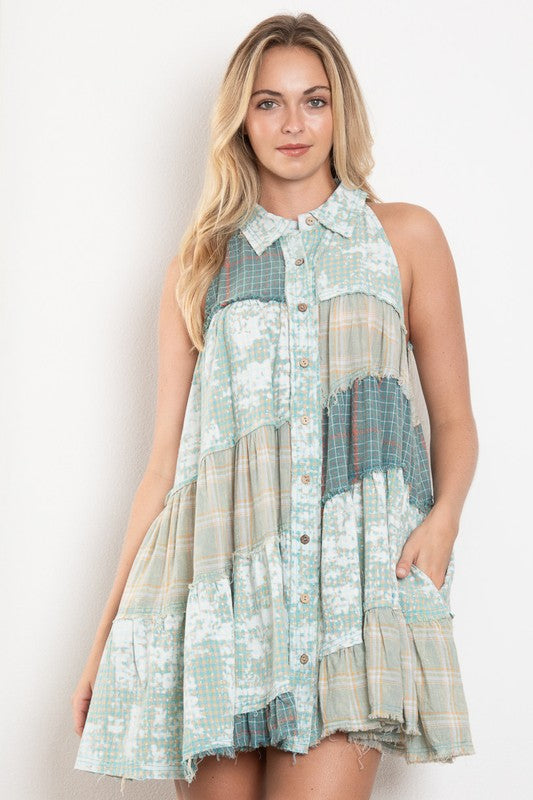 Patched Up and Perfect Dress