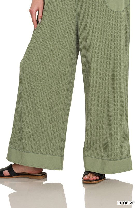 Summer Waffle Knit Jumpsuit