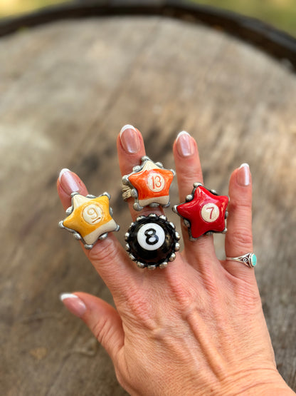Billiard Stars Rings