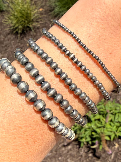 Desert Pearl Stretchy Bracelets | Native Strung