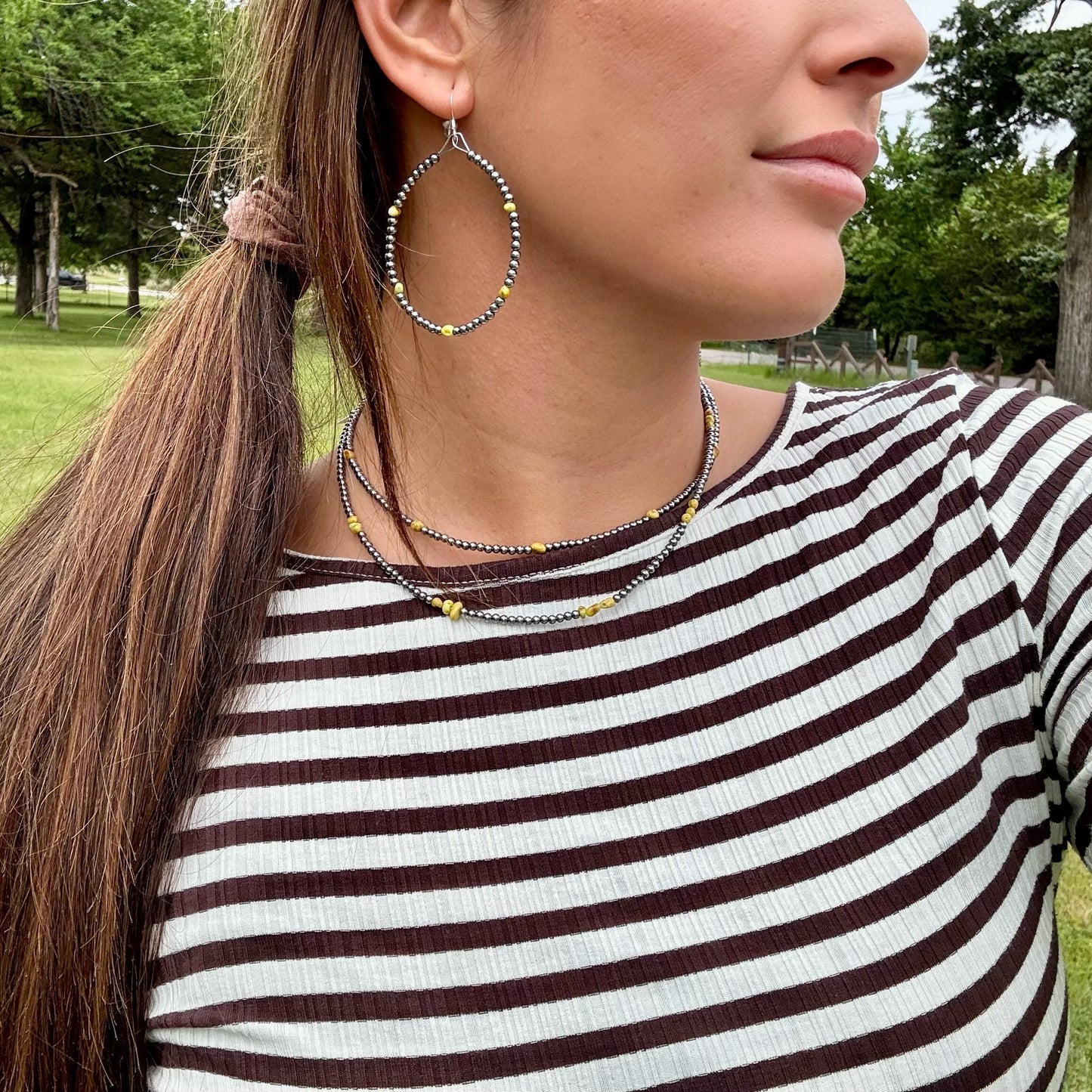Holy Palomino Variscite Necklaces & Earring Sets
