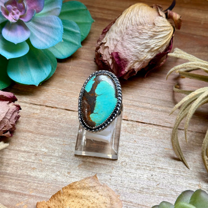 MJ Turquoise Ring – Sterling Silver